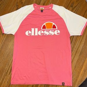 Ellesse Shirt L Pink & White